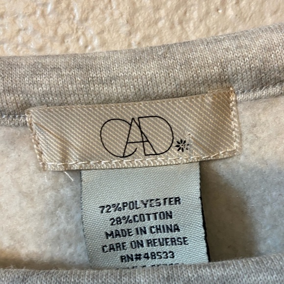 CAD Lace-Up Balloon Sleeve Sweatshirt XS - Picture 7 of 12